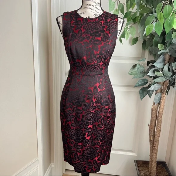 Calvin klein brocade dress cheap